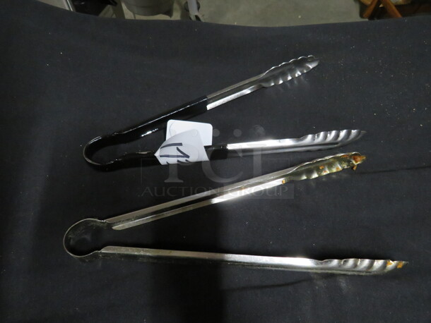 Assorted Stainless Steel Tong. 2XBID