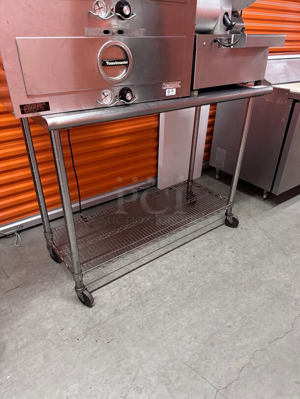 Clean! Heavy Duty Commercial Stainless Steel Table with Casters NSF  - Image 3 of 8