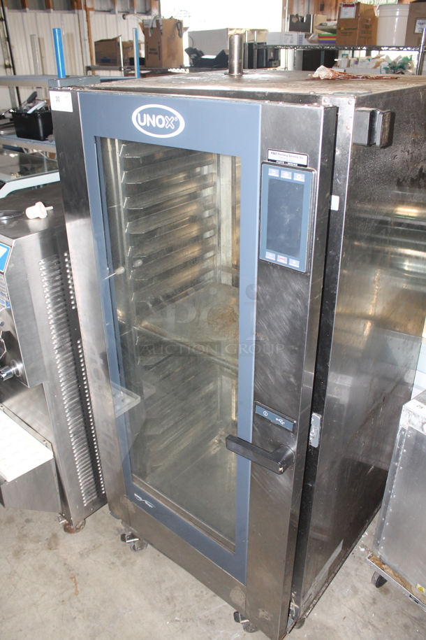 2019 Unox XAVC-16FS-EPR Stainless Steel Commercial Floor Style Electric Powered Combi Convection Oven. 208-240 Volts, 1 Phase.  - Image 1 of 7