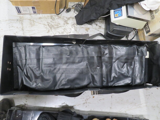 One Draper Carry Case With Cinefold Portable Projection Screens. 6-8 Ft. 40X14X11 - Image 2 of 4