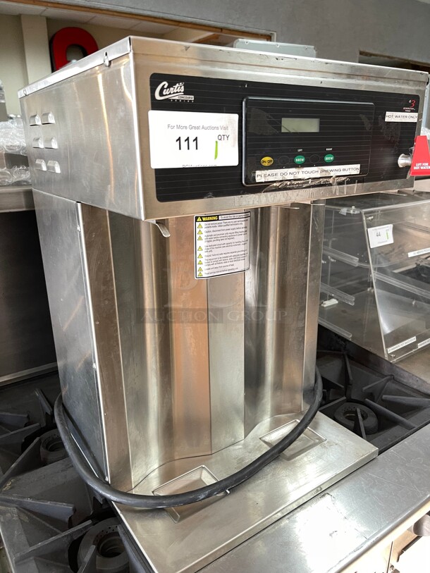 Working! Curtis D1000GT63A000 3 gal Twin Airpot Coffee Brewer w/ Digital Programming, 110v NSF Tested and Working! - Image 3 of 5
