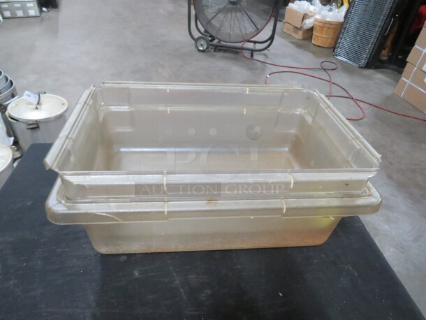 3.5 Gallon Food Storage Container With Lid. 2XBID - Image 1 of 3