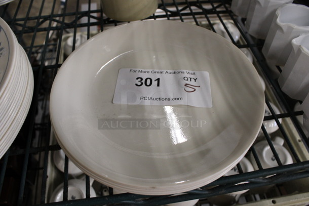 5 Ceramic Plates. 8.5x8.5x1. 5 Times Your Bid!