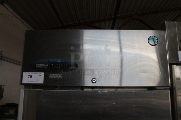 Hoshizaki CF1B-FS Stainless Steel Commercial Single Door Reach In Freezer w/ Metal Pan Rack. 115 Volts, 1 Phase. Tested and Working! - Image 2 of 4