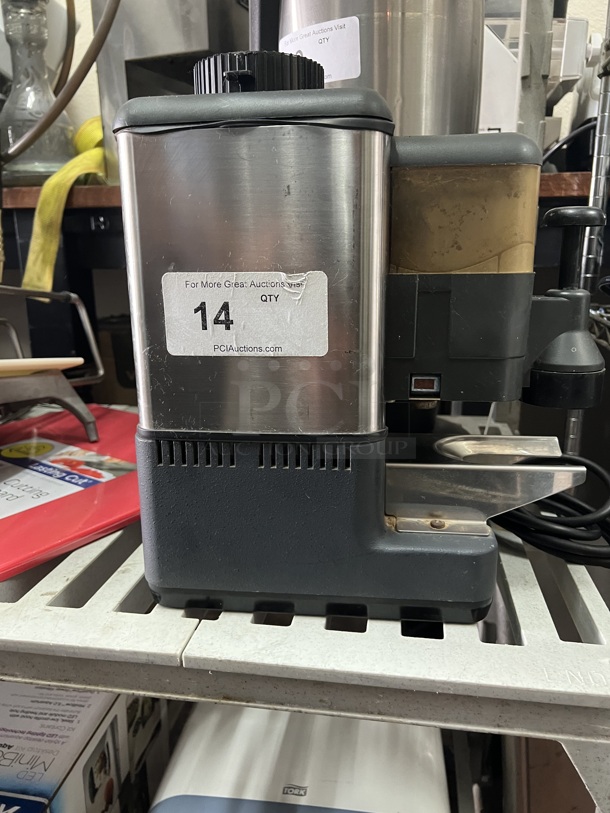 FAEMA MPN AUTOMATIC COMMERCIAL COFFEE GRINDER 115 volt. No Beans Hopper.  Tested and working!
