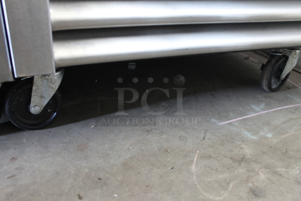 2021 True T-23F-HC Stainless Steel Commercial Single Door Reach In Freezer w/ Poly Coated Racks on Commercial Casters. 115 Volts, 1 Phase. Tested and Working! - Image 7 of 7