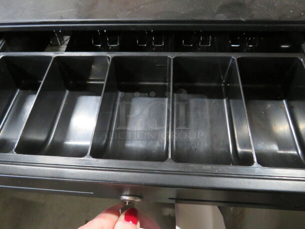 One Toast Cash Drawer With Insert And Key. - Image 2 of 3