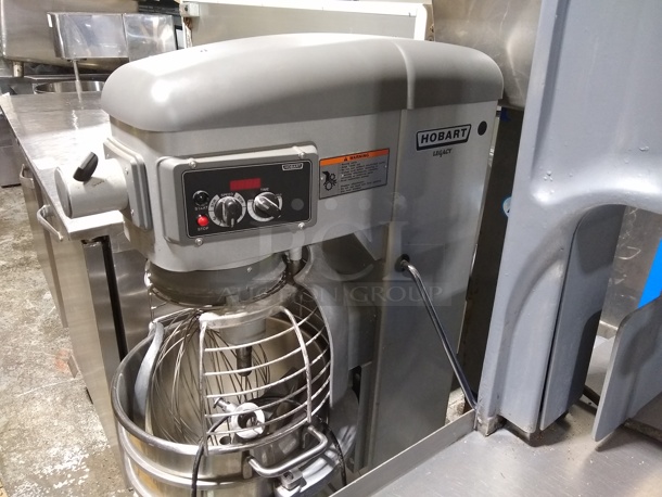 Hobart Legacy+ HL300 30 Qt. Planetary Floor Mixer with Guard & Standard Accessories - 120V, 3/4 hp

 - Image 2 of 7