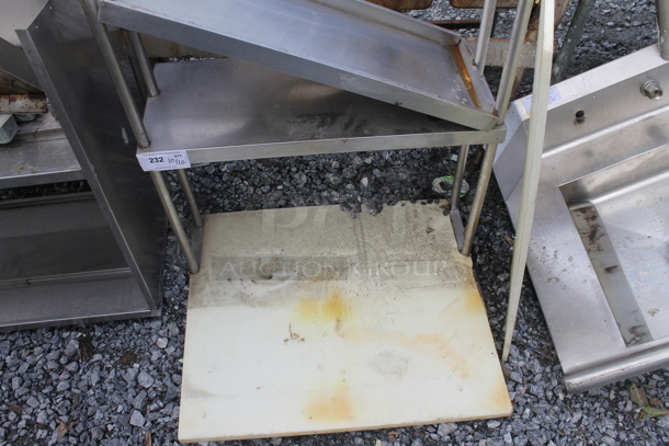 ALL ONE MONEY! Lot of Stainless Steel 2 Tier Over Shelf and Panels - Image 3 of 3