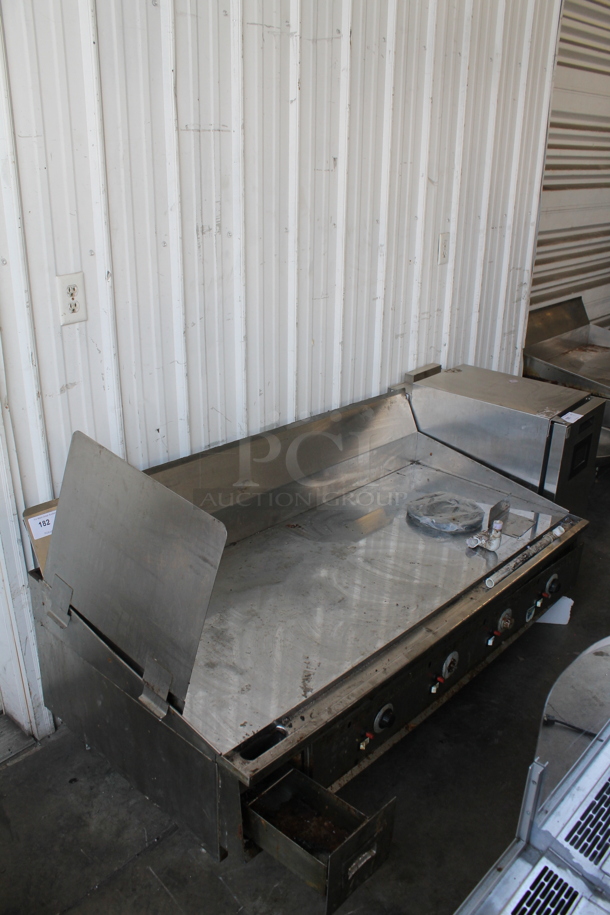 Keating 60X30FLDMiraClean Stainless Steel Commercial Countertop Natural Gas Powered Flat Top Chrome Top Griddle. 150,000 BTU. - Image 2 of 9