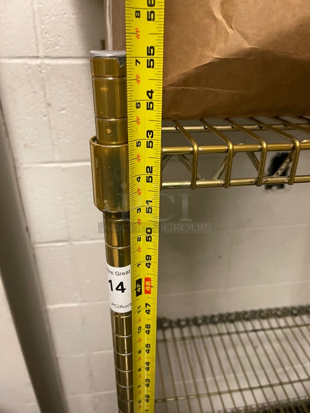 Clean! Stainless Steel Commercial Shelf NSF Gold Color - Image 5 of 5