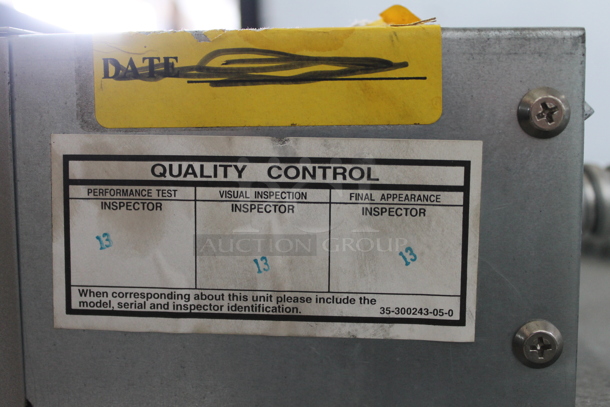 Amana AOCS3040SS Stainless Steel Commercial Electric Powered Oven. 120/208-240 Volts.  - Image 6 of 9