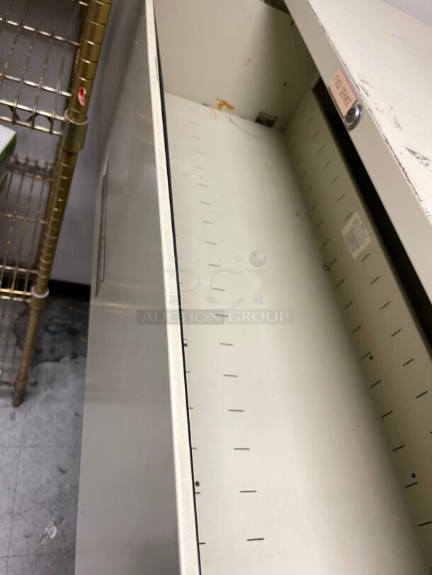 Clean! 42 Inch Wide  Lateral 4-Drawer File Cabinet, Metal, Putty NSF - Image 4 of 8