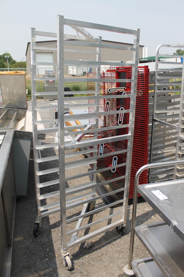 Commercial Stainless Steel Mobile Sheet Pan Rack on Commercial Casters. - Image 2 of 3
