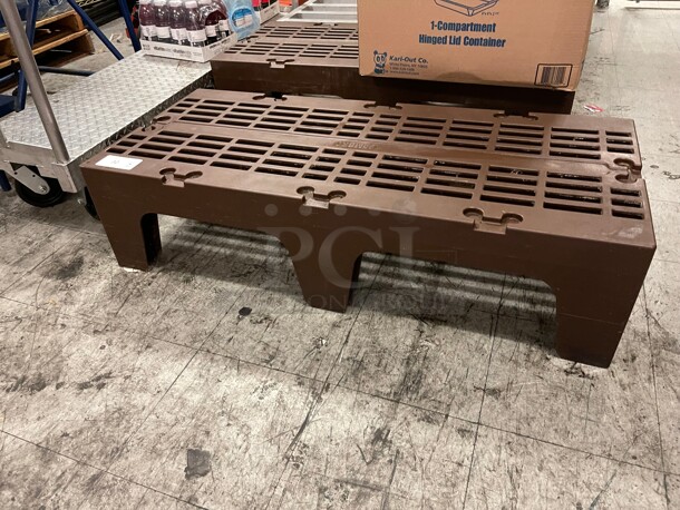 Cambro  48 in X 21 in X 12 in Stationary Dunnage Rack w/ 3000 lb Capacity, Polymer NSF Great For Food Storage  - Image 2 of 6