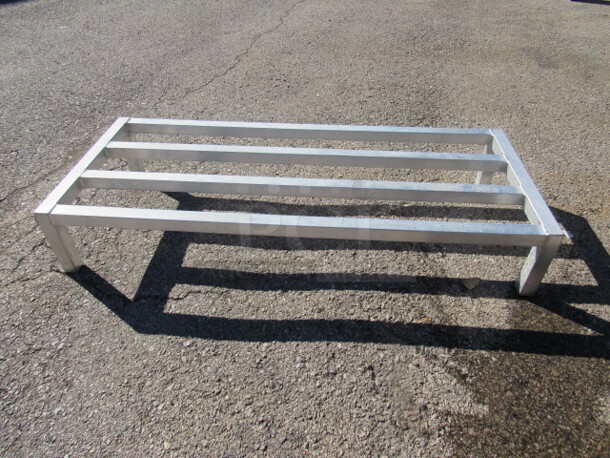 One 48X20X8 Aluminum Dunnage Rack.