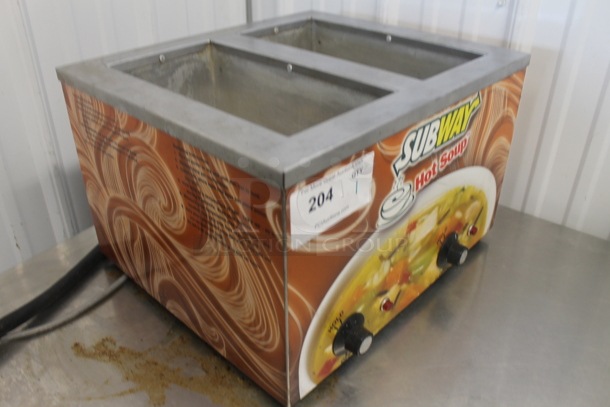 2013 Duke CSW-2-T-AM Stainless Steel Commercial Countertop 2 Well Soup Warmer. 120 Volts, 1 Phase. Tested and Working! - Image 2 of 4