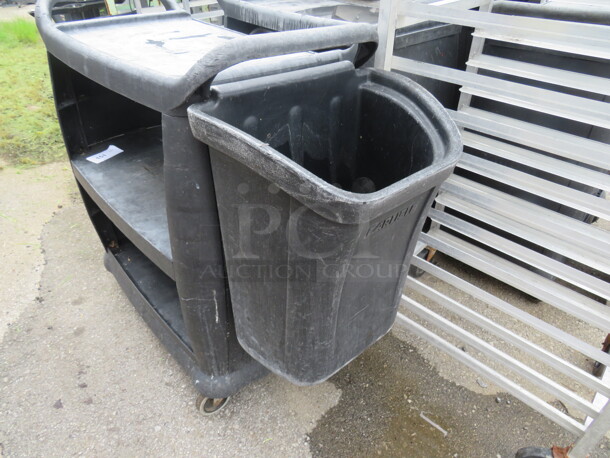 One Carlisle Trash Can. Can Be Used With Item #151-154. See Pics. - Image 4 of 4