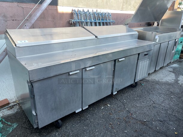 Wow! Traulsen VPS90S 90in 12-Pan Commercial Refrigerated Pizza Table NSF 115 Volt Tested and Working