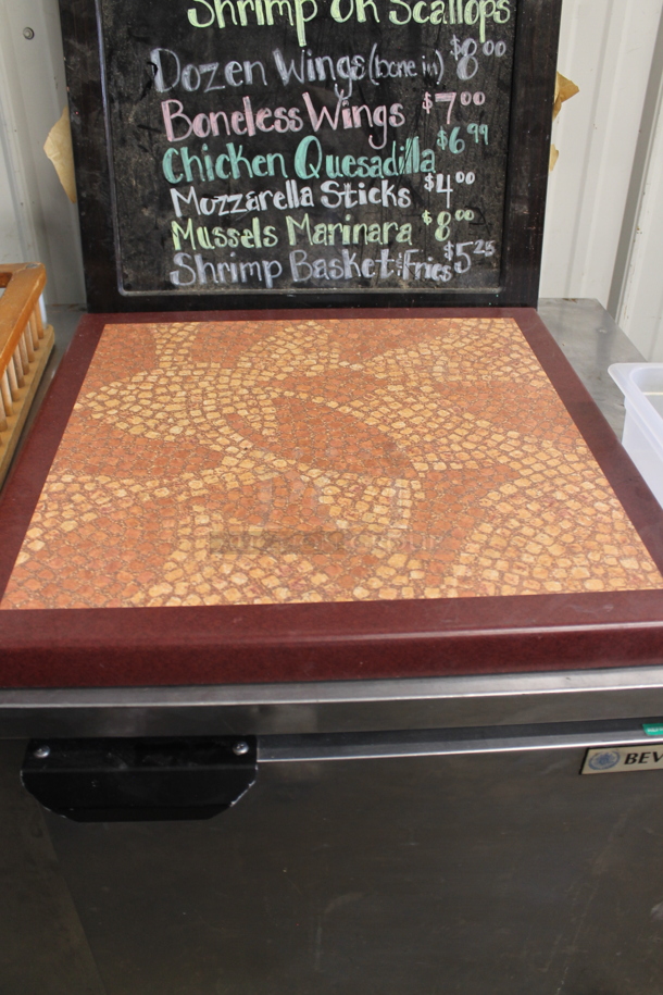 ALL ONE MONEY! Lot of Various Items Including Sign, NEW Sherpa Throw and Tabletop. - Image 4 of 6