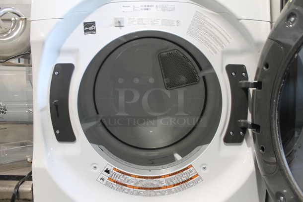 BRAND NEW SCRATCH AND DENT! Whirlpool WGD5605MW0 Metal Natural Gas Powered Front Load Dryer. 20,000 BTU. - Image 7 of 11