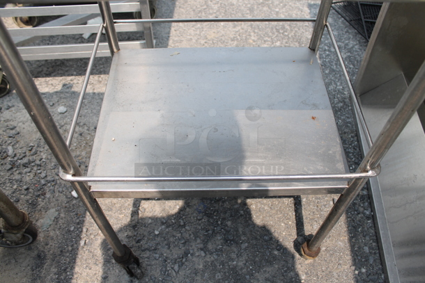 Stainless Steel 2 Tier Rack on Commercial Casters. - Image 3 of 4