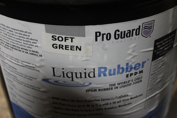 ALL ONE MONEY! TWO PALLET LOT of Various Items Including Black Metal Barrel and Various Chemical In Poly Buckets. BUYER MUST REMOVE. - Image 2 of 4