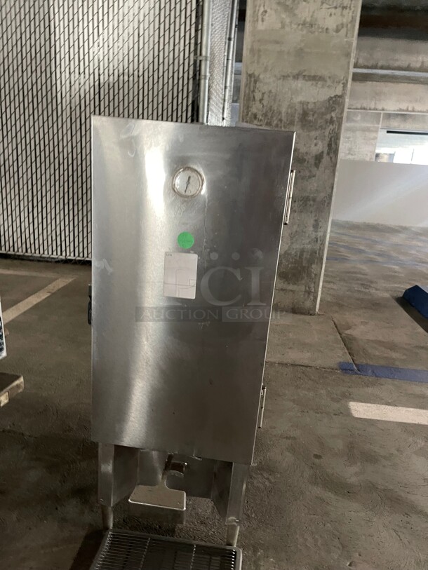 Silver King 6 gal Refrigerated Milk Dispenser w/ (1) Valve - Stainless, 115v NSF Tested and Working! - Image 1 of 7