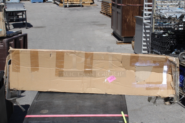 BRAND NEW SCRATCH & DENT! Regency 600SW48 48" Stainless Steel Wall Mounted Double Line Pot Rack.
 - Image 5 of 6