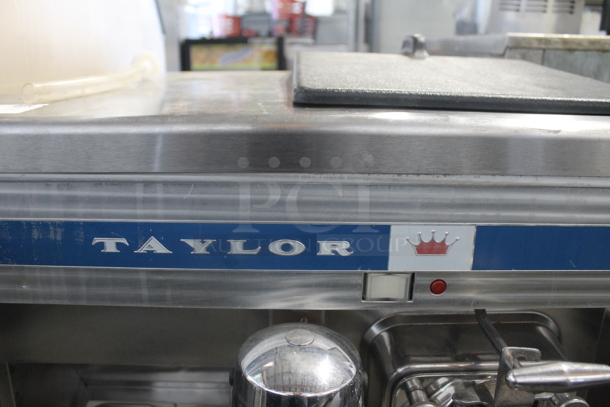 Taylor B415-22 Commercial Stainless Steel Countertop Air Cooled Soft Serve Freezer With One Hopper. 208V, 1 Phase.  - Image 2 of 10