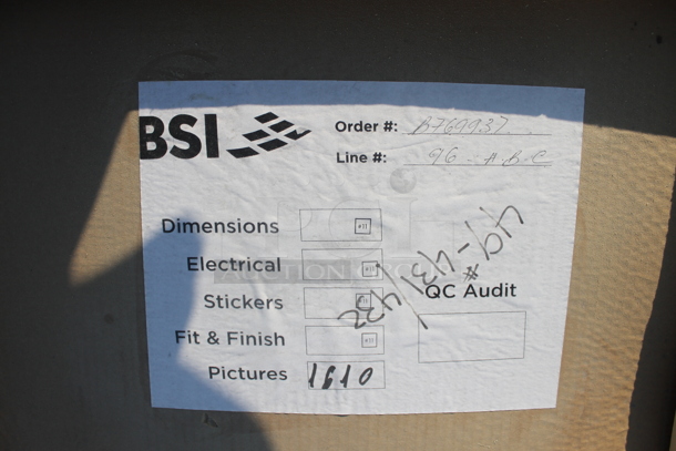 BRAND NEW! Metal and Glass Sneeze Guard - Image 5 of 6