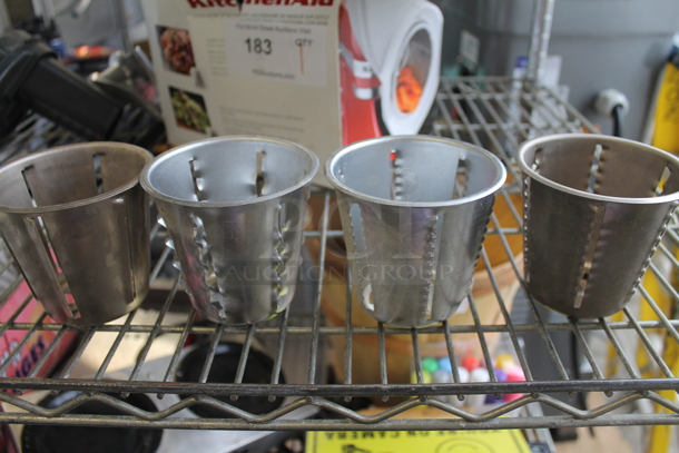 ALL ONE MONEY! Lot of KitchenAid Rotor Slicer Shredder w/ 7 Blades - Image 6 of 7