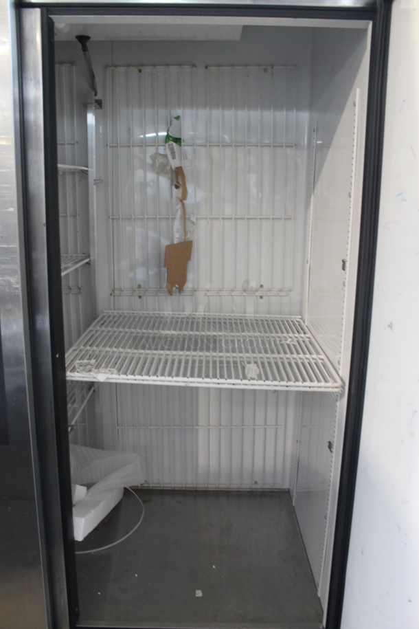 2013 True T-49F ENERGY STAR Stainless Steel Commercial Two Door Reach In Freezer w/ Poly Coated Racks on Commercial Casters. 115 Volts, 1 Phase. Tested and Working! - Image 7 of 8