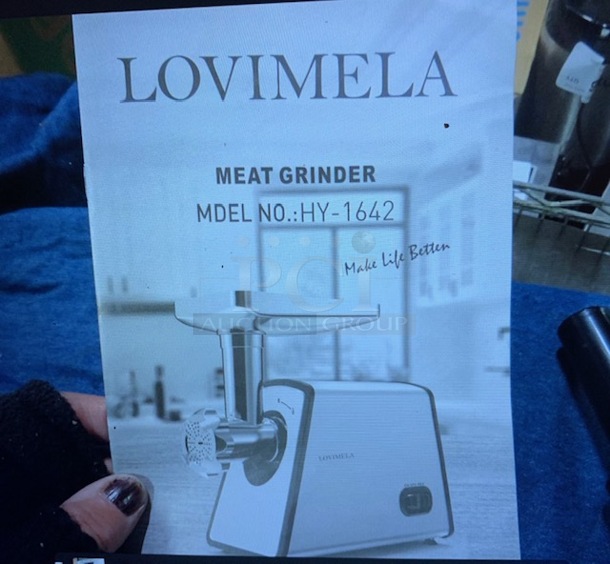 One Lovimela Meat Grinder. #HY-1642. - Image 1 of 2