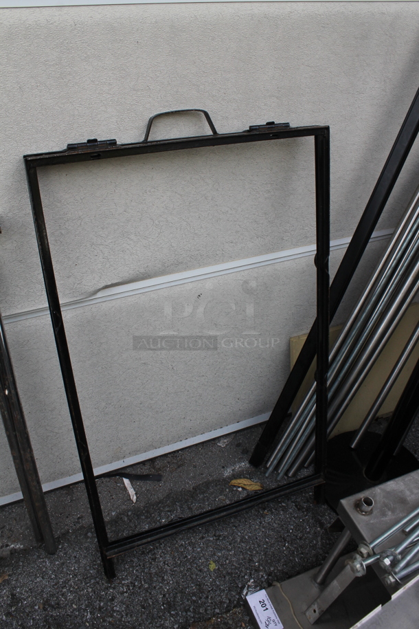 ALL ONE MONEY! Lot of Various Items Including Serving Tray Stands and Metal Pieces. - Image 4 of 5