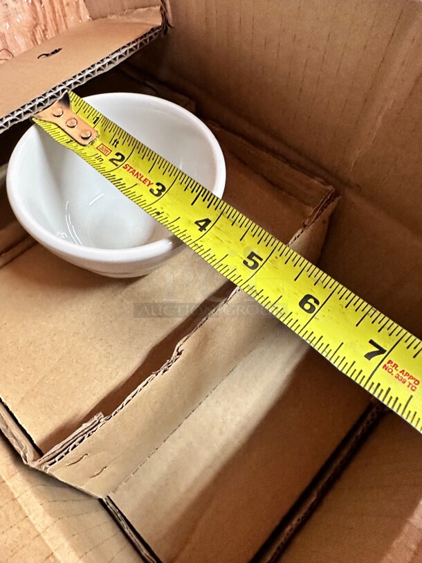 New! World Tableware 840-345-007 Classic Plain Bright White China - Bouillon, 7 oz., 3-7/8 inch Diam. NSF - Image 4 of 5