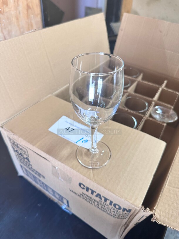 New! Libbey 8464 8 oz Citation Wine Beer Glass - Safedge Rim Guarantee NSF  - Image 2 of 6