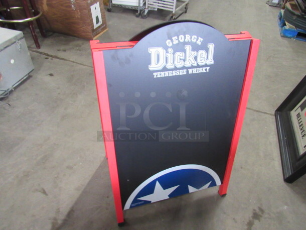 One 24X37 George Dickel Side Walk Chalkboard Sign. - Image 3 of 3