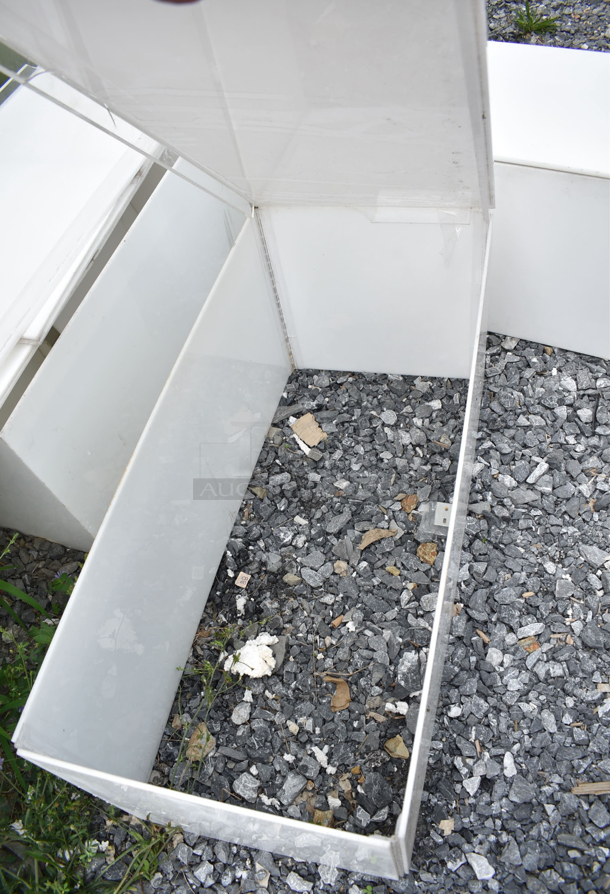 ALL ONE MONEY! Lot of Collapsible Acrylic Tables; 7 Bottoms and 4 Tops - Image 6 of 7