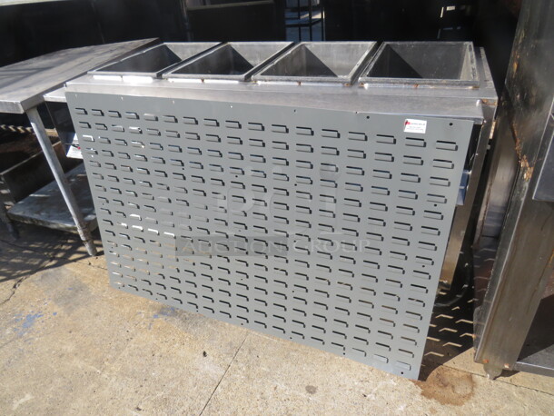 One 52X34 Wall Mount Metal Akro Bin Board. - Image 1 of 1