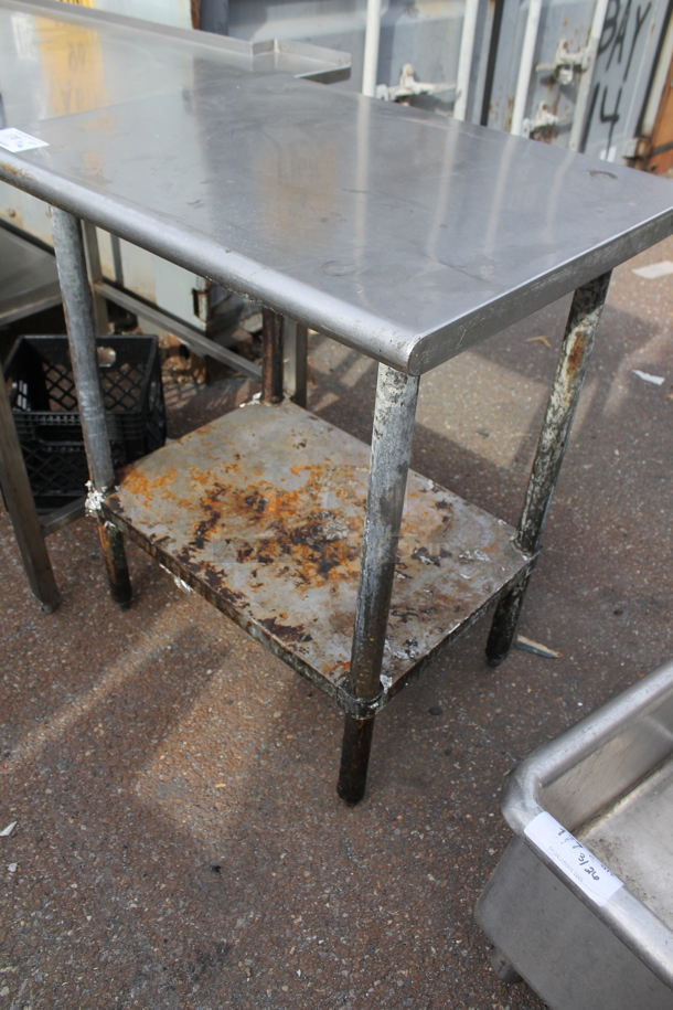 Stainless Steel Table w/ Metal Under Shelf. - Image 2 of 4