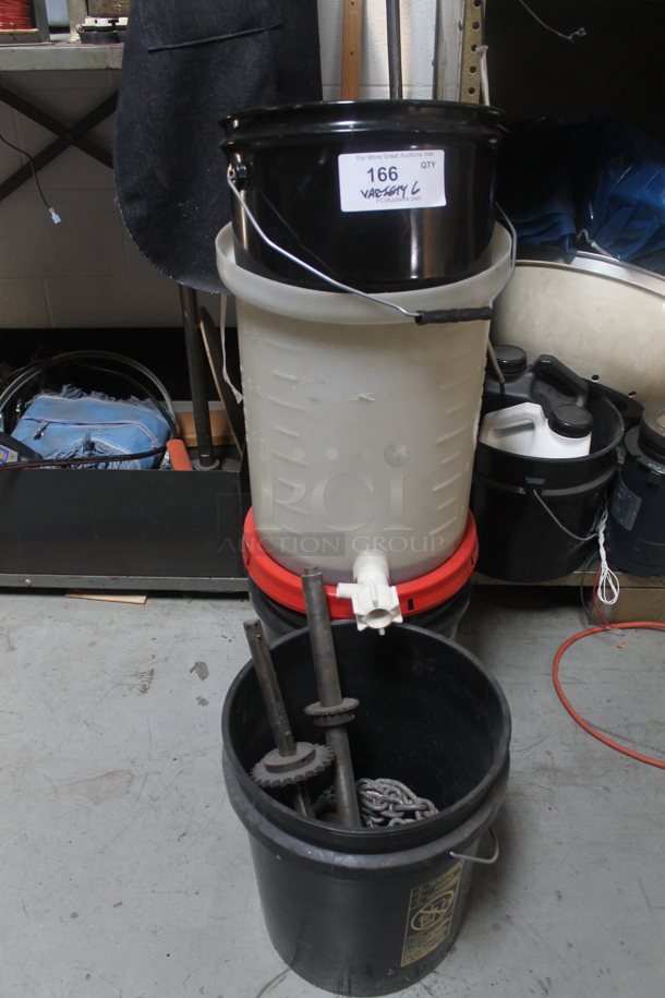 ALL ONE MONEY! Lot of Various Poly Buckets. BUYER MUST REMOVE. - Image 1 of 4