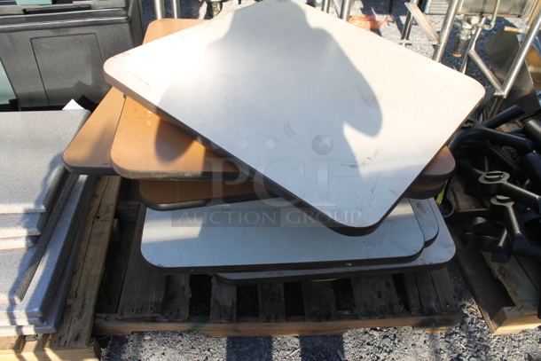 ALL ONE MONEY! FOUR PALLET LOT of Various Tabletops and Table Base Columns - Image 3 of 5