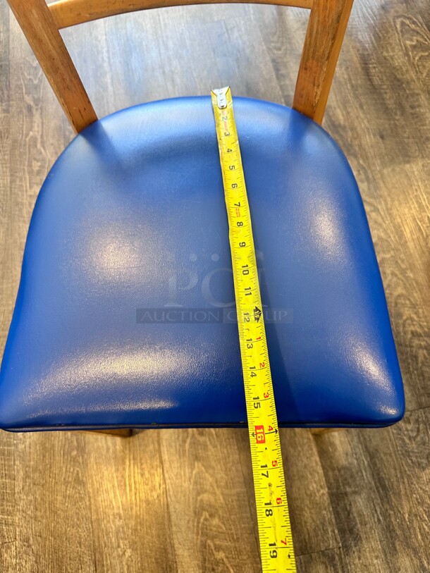 Clean! HERCULES Series Vertical Slat Wood Color Restaurant Chair
16x16x36 - Image 4 of 5