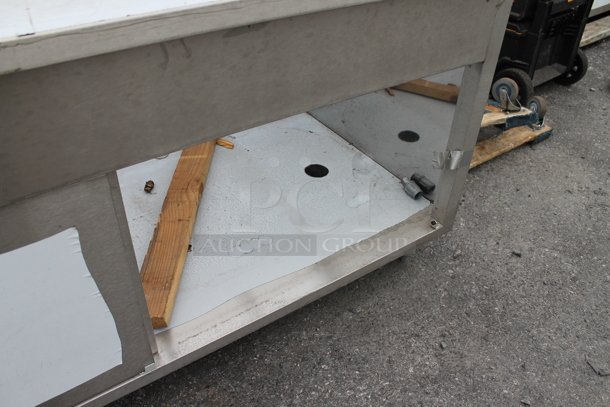 BRAND NEW SCRATCH AND DENT! Stainless Steel Commercial Counter w/ 2 Lower Doors.  - Image 5 of 6