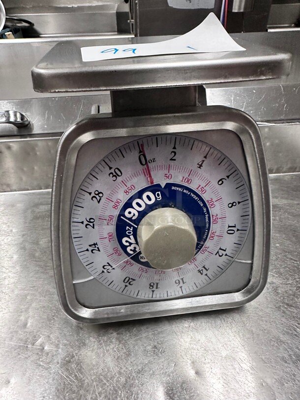 Working! Taylor Commercial  Mech Portion-Control Scale, 32oz Cap, 6 x 6 Platform - Image 2 of 5