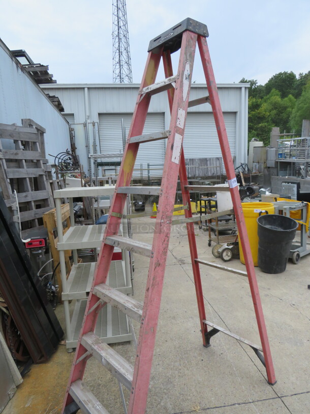 One Werner 8 Ft Ladder. - Image 1 of 1