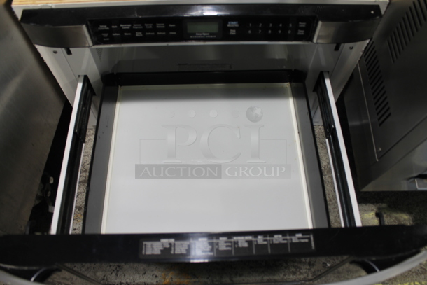 Sharp Stainless Steel Commercial Drawer Style Microwave Oven. 120 Volts, 1 Phase.  - Image 3 of 4