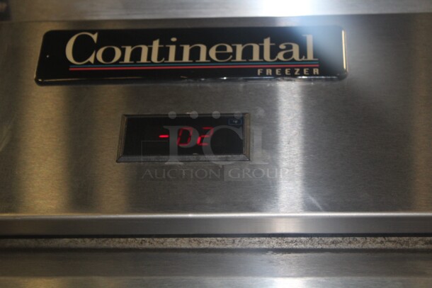 FANTASTIC! Continental Model DL1f-SS-HD Commercial Stainless Steel Half Door Reach In Freezer. 26x34x84. 115V/60Hz. Tested And Working! - Image 2 of 8
