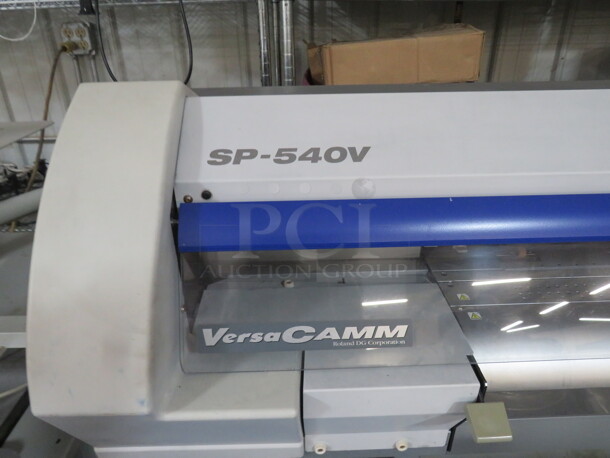 One Roland Versa Camm 54 Inch Inkjet Printer/Cutter. Model# SP-540V.  - Image 2 of 2